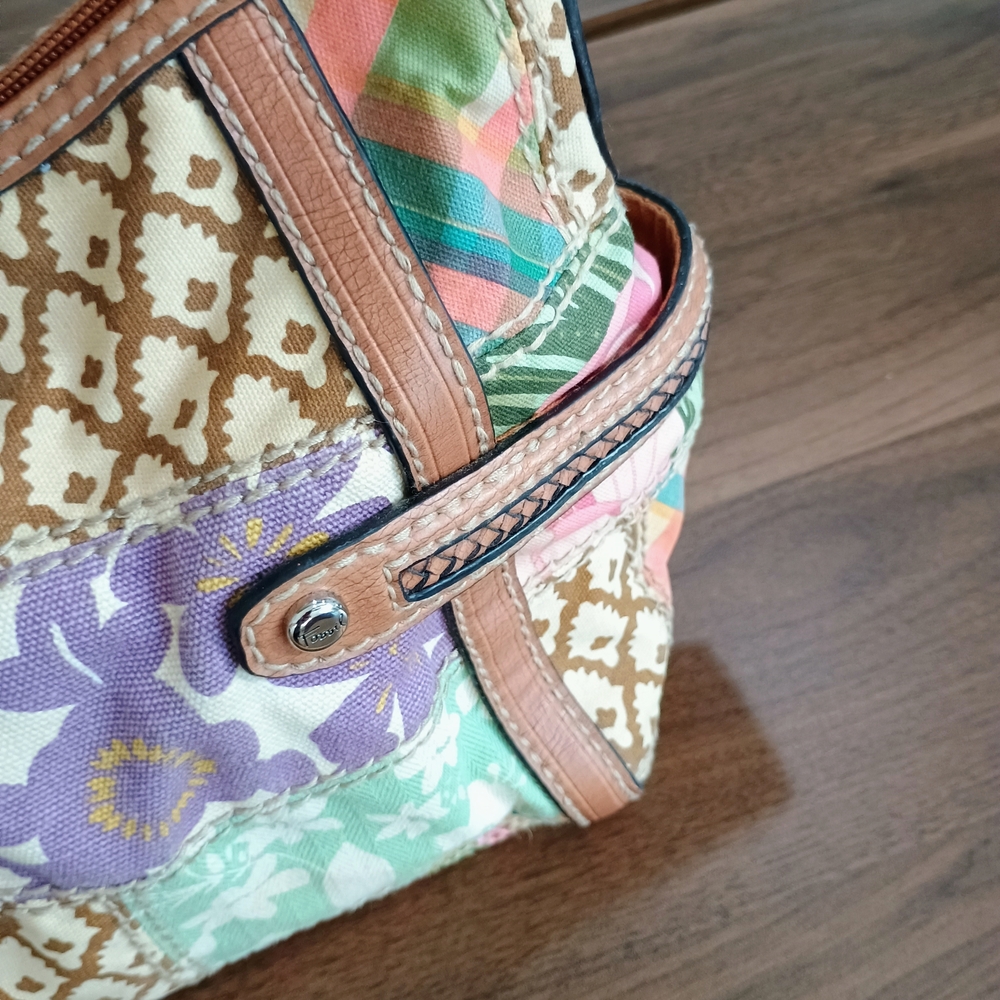 Fossil Multicolor Patchwork Shoulder Bag - Picture 4 of 10